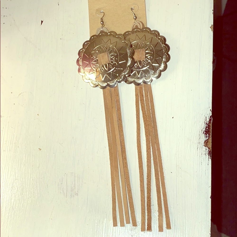 Concho earrings